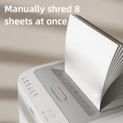 PENGHANCUR KERTAS Penghancur Kertas Deli Paper Shredder ET081 DELI OSCARLIVING