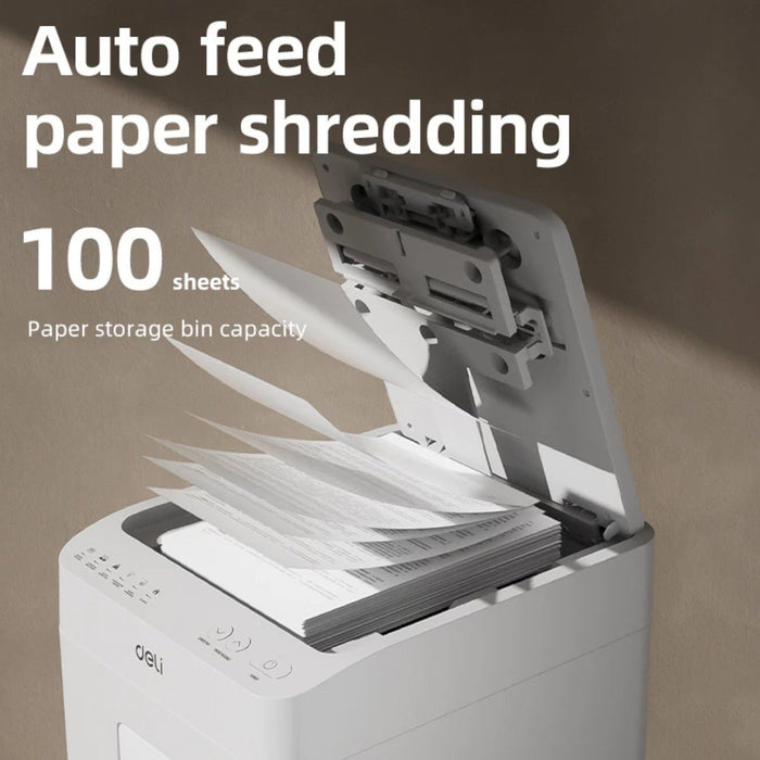 PENGHANCUR KERTAS Penghancur Kertas Deli Paper Shredder ET081 DELI OSCARLIVING