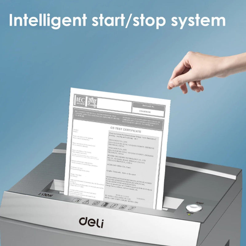 PENGHANCUR KERTAS Penghancur Kertas Deli Paper Shredder ET096 DELI OSCARLIVING