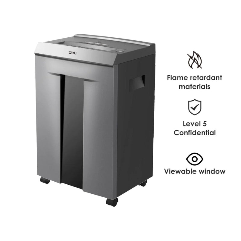 PENGHANCUR KERTAS Penghancur Kertas Deli Paper Shredder ET096 DELI OSCARLIVING
