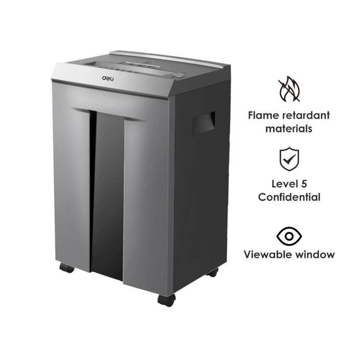 PENGHANCUR KERTAS Penghancur Kertas Deli Paper Shredder ET096 DELI OSCARLIVING