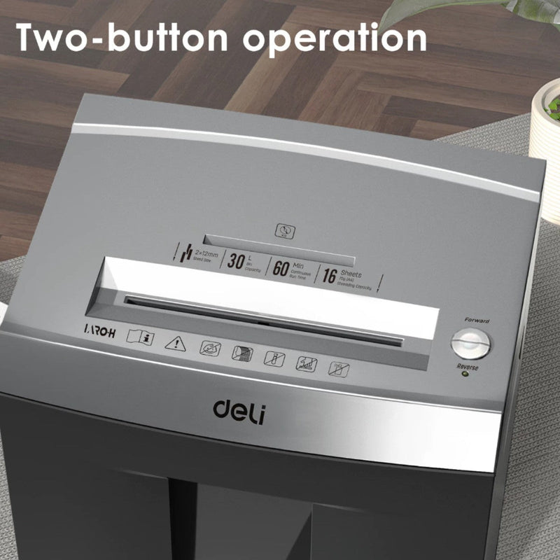 PENGHANCUR KERTAS Penghancur Kertas Deli Paper Shredder ET096 DELI OSCARLIVING