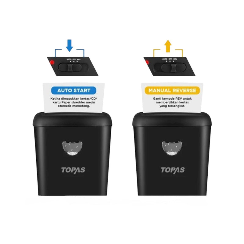 PENGHANCUR KERTAS Penghancur Kertas Topas Paper Shredder TC12 TOPAS OSCARLIVING