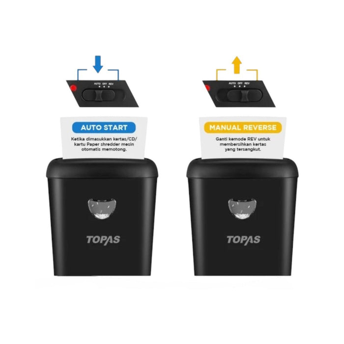 PENGHANCUR KERTAS Penghancur Kertas Topas Paper Shredder TC12 TOPAS OSCARLIVING
