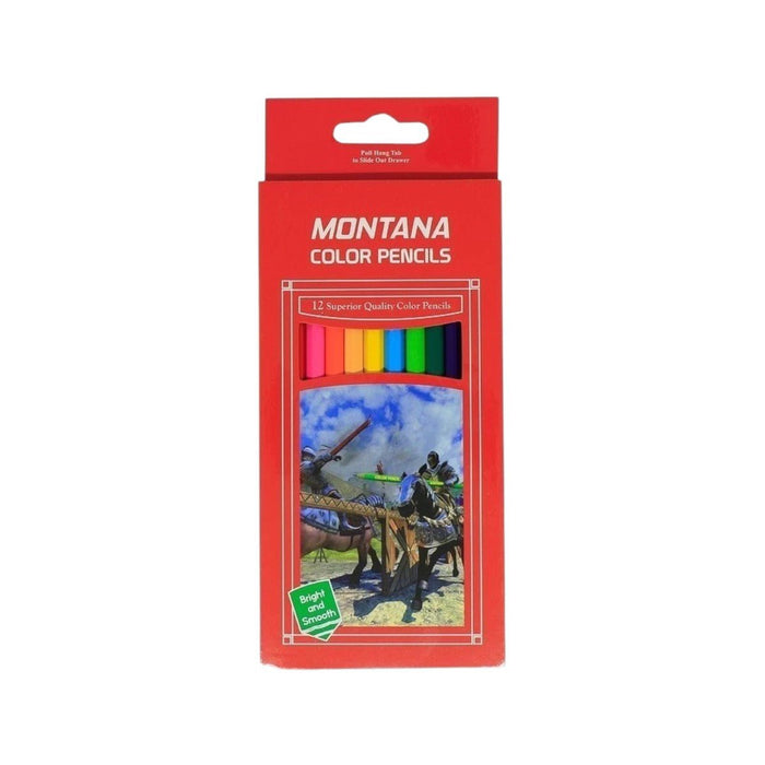 PENSIL WARNA Montana Pensil Warna Panjang 12 Warna MONTANA OSCARLIVING