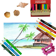 PENSIL WARNA Montana Pensil Warna Pendek 12 Warna MONTANA OSCARLIVING
