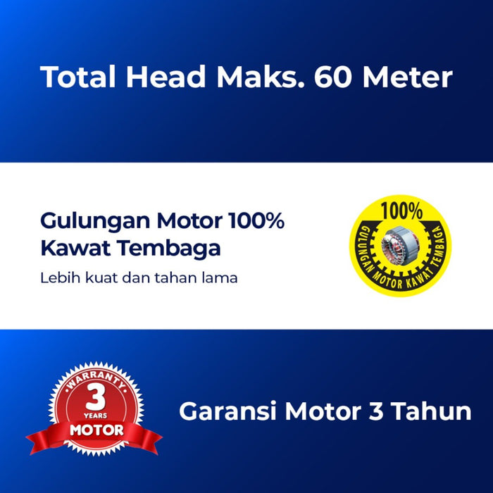 POMPA AIR Pompa Air Jet Pump Shimizu PC250BIT SHIMIZU OSCARLIVING