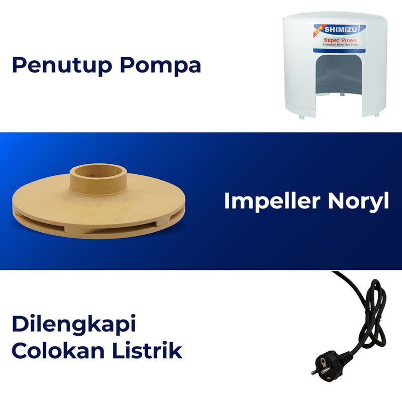 POMPA AIR Pompa Air Jet Pump Shimizu PC250BIT SHIMIZU OSCARLIVING