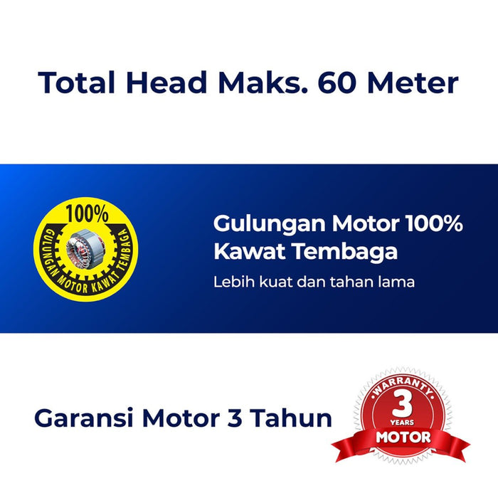 POMPA AIR Pompa Air Jet Pump Shimizu PC260BIT SHIMIZU OSCARLIVING