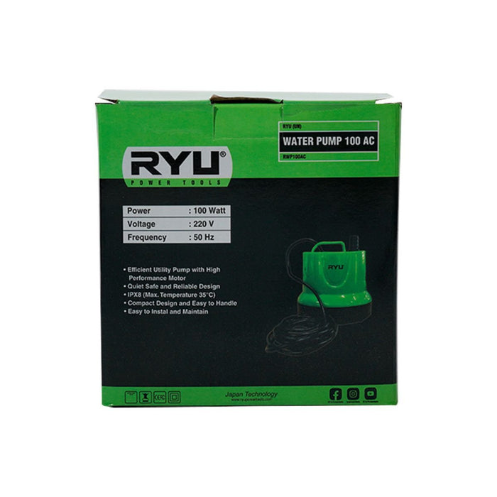 POMPA AIR Pompa Air Ryu Water Pump 100 AC RWP100AC RYU OSCARLIVING