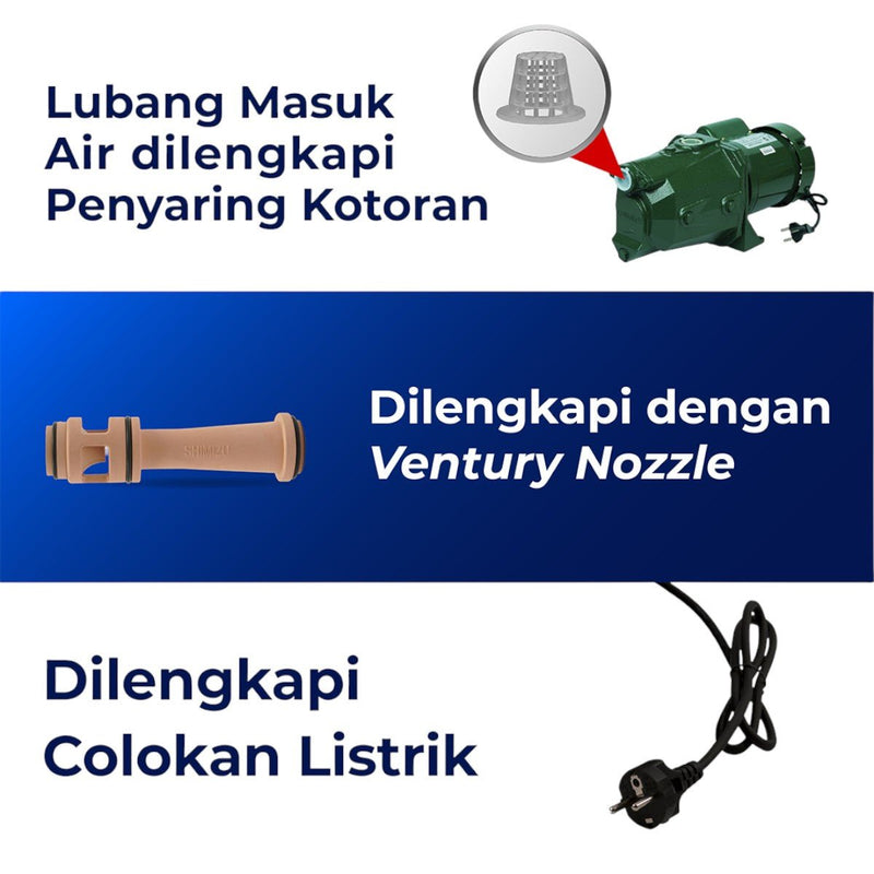 POMPA AIR Pompa Air Semi Jet Shimizu JET108BIT SHIMIZU OSCARLIVING