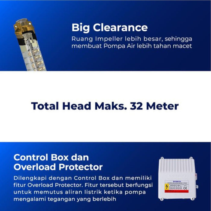 POMPA AIR Pompa Satelit Shimizu Sumbersible SPES308KBIT SHIMIZU OSCARLIVING