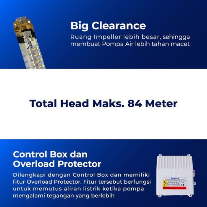 POMPA AIR Pompa Satelit Shimizu Sumbersible SPES321KBIT SHIMIZU OSCARLIVING