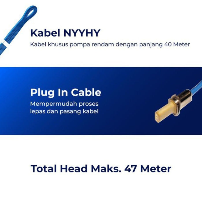POMPA AIR Pompa Satelit Shimizu Sumbersible SPG20 - 311KBIT SHIMIZU OSCARLIVING