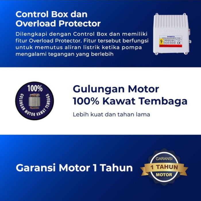 POMPA AIR Pompa Satelit Shimizu Sumbersible SPG20 - 311KBIT SHIMIZU OSCARLIVING