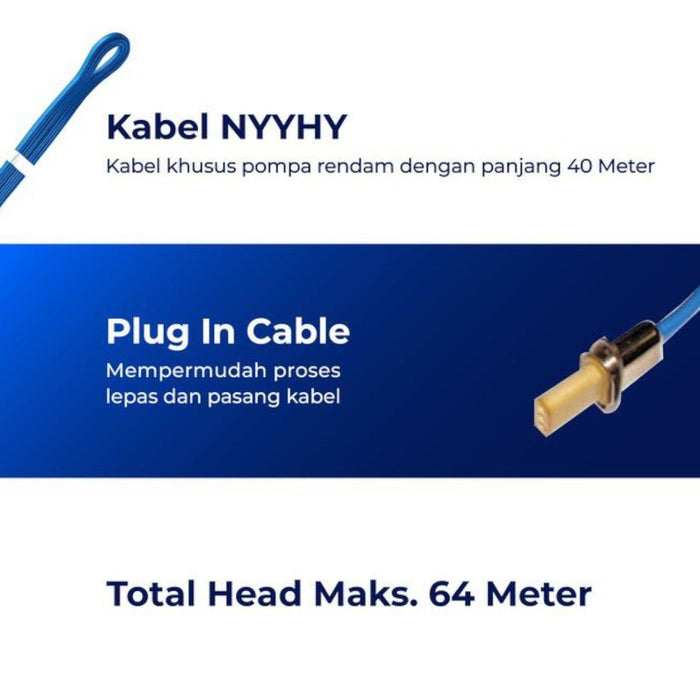 POMPA AIR Pompa Satelit Shimizu Sumbersible SPG20 - 315KBIT SHIMIZU OSCARLIVING