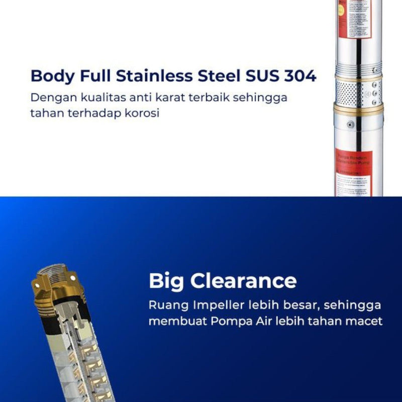 POMPA AIR Pompa Satelit Shimizu Sumbersible SPG20 - 315KBIT SHIMIZU OSCARLIVING