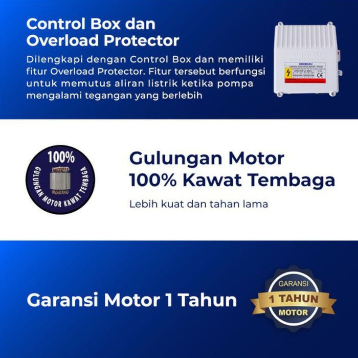 POMPA AIR Pompa Satelit Shimizu Sumbersible SPG20 - 321KBIT SHIMIZU OSCARLIVING
