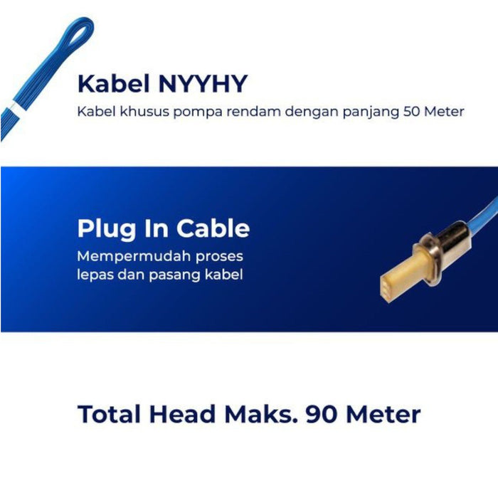 POMPA AIR Pompa Satelit Shimizu Sumbersible SPG20 - 321KBIT SHIMIZU OSCARLIVING