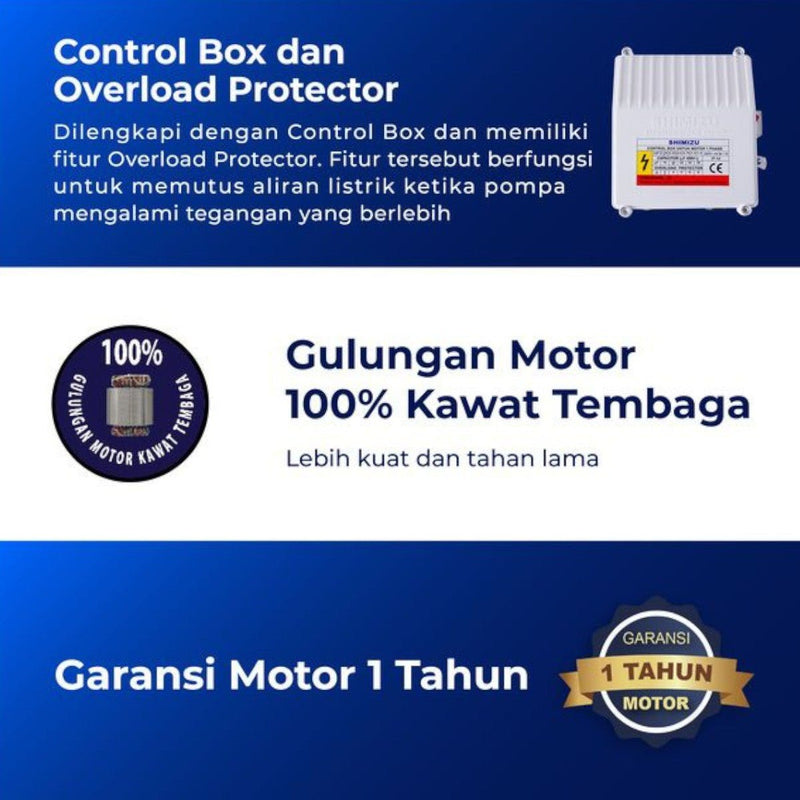 POMPA AIR Pompa Satelit Shimizu Sumbersible SPG20 - 327KBIT SHIMIZU OSCARLIVING