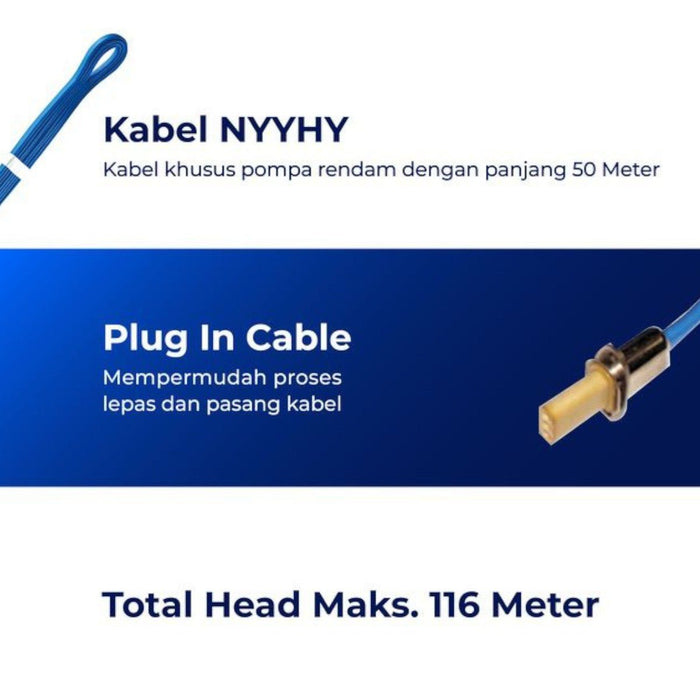 POMPA AIR Pompa Satelit Shimizu Sumbersible SPG20 - 327KBIT SHIMIZU OSCARLIVING