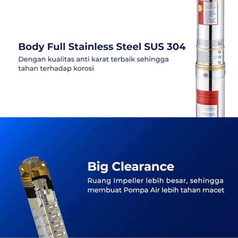 POMPA AIR Pompa Satelit Shimizu Sumbersible SPG20 - 327KBIT SHIMIZU OSCARLIVING