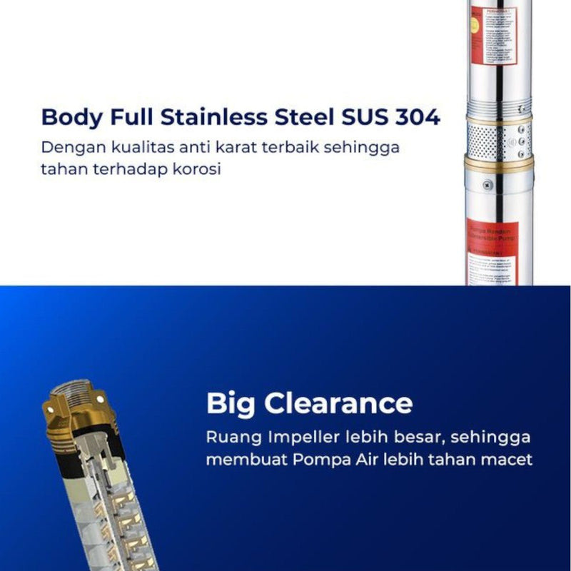 POMPA AIR Pompa Satelit Shimizu Sumbersible SPG20 - 333KBIT SHIMIZU OSCARLIVING