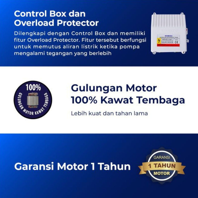 POMPA AIR Pompa Satelit Shimizu Sumbersible SPG20 - 333KBIT SHIMIZU OSCARLIVING