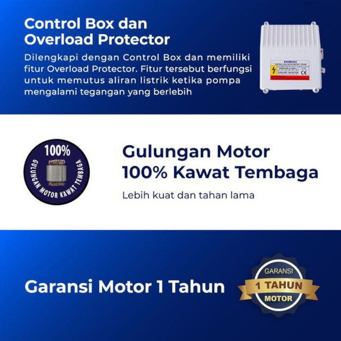 POMPA AIR Pompa Satelit Shimizu Sumbersible SPG20 - 333KBIT SHIMIZU OSCARLIVING