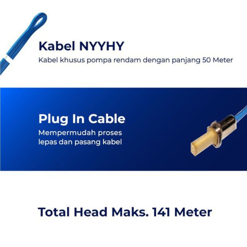 POMPA AIR Pompa Satelit Shimizu Sumbersible SPG20 - 333KBIT SHIMIZU OSCARLIVING
