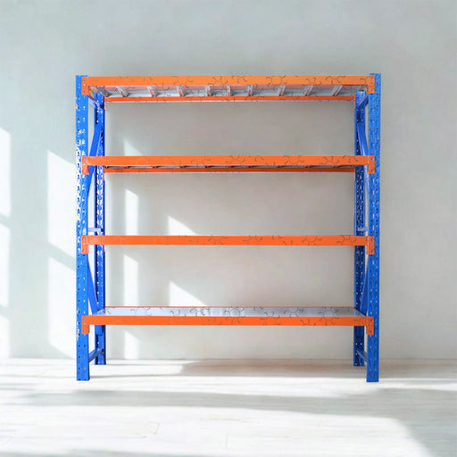 Rak Gudang Rak Gudang besi 4 susun OLIV MS2025 | Light duty rack 4 tier OLIV OSCARLIVING