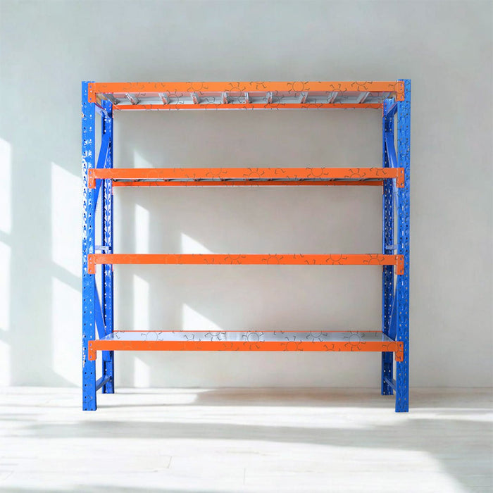 Rak Gudang Rak Gudang besi 4 susun OLIV MS2025 | Light duty rack 4 tier OLIV OSCARLIVING