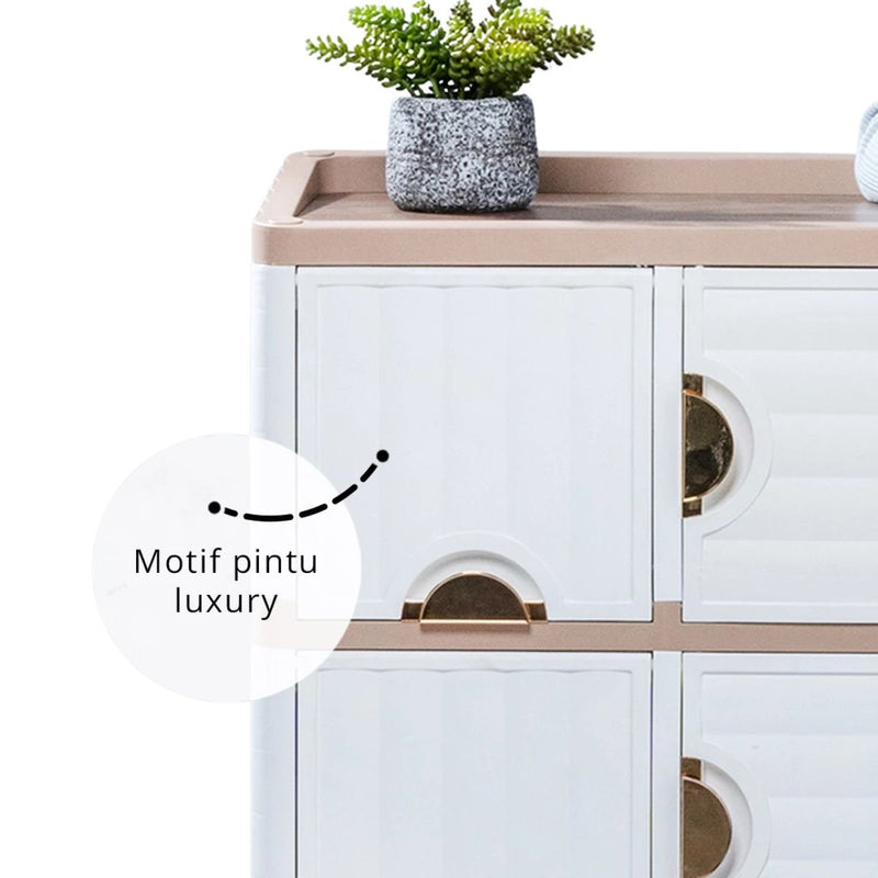 RAK PLASTIK Rak Plastik Olymplast OMS 2X2 G OLYMPLAST OSCARLIVING