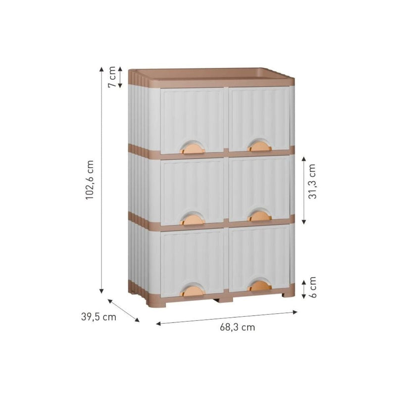 RAK PLASTIK Rak Plastik Olymplast OMS 2X3 OLYMPLAST OSCARLIVING