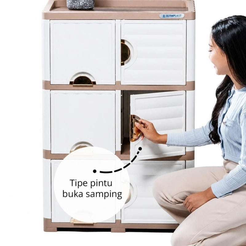 RAK PLASTIK Rak Plastik Olymplast OMS 2X3 OLYMPLAST OSCARLIVING