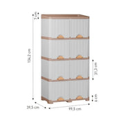 RAK PLASTIK Rak Plastik Olymplast OMS 2X4 OLYMPLAST OSCARLIVING