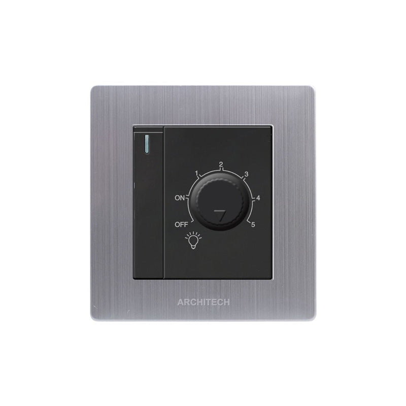 SAKLAR Saklar Dimmer Lampu Dinding (Inbow) Architech Venus A69-K01BK09 ARCHITECH OSCARLIVING