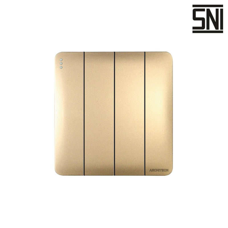 SAKLAR Saklar Dinding (Inbow) Architech Infinity A63-K04A ARCHITECH OSCARLIVING
