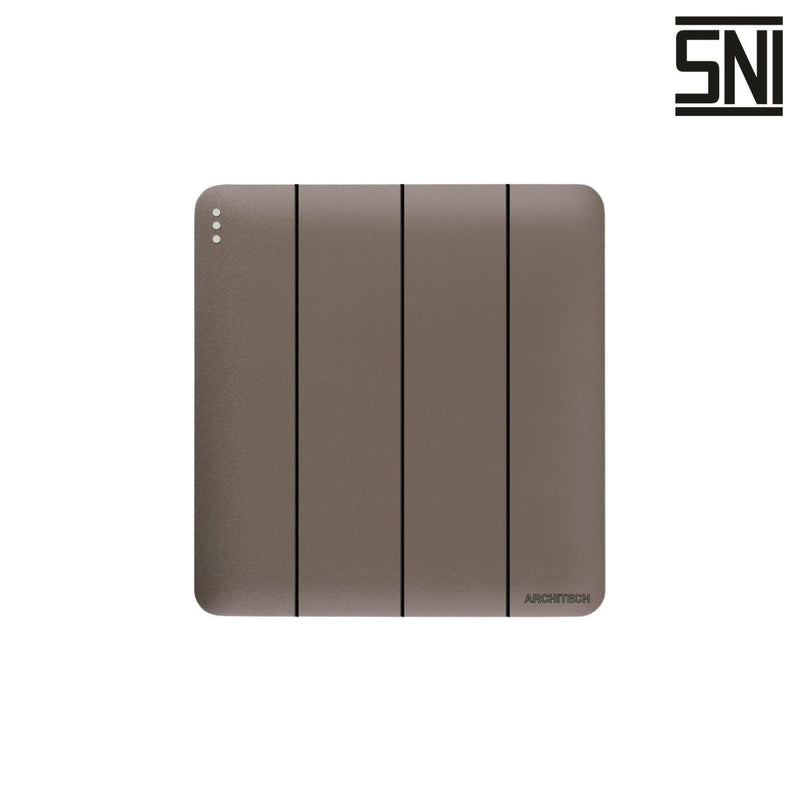 SAKLAR Saklar Dinding (Inbow) Architech Infinity A63-K04A ARCHITECH OSCARLIVING