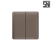 SAKLAR Saklar Dinding Intermediate (Inbow) Architech Infinity A63-K19 Double ARCHITECH OSCARLIVING