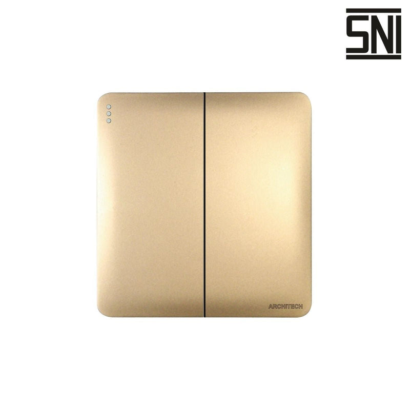 SAKLAR Saklar Dinding Intermediate (Inbow) Architech Infinity A63-K19 Double ARCHITECH OSCARLIVING