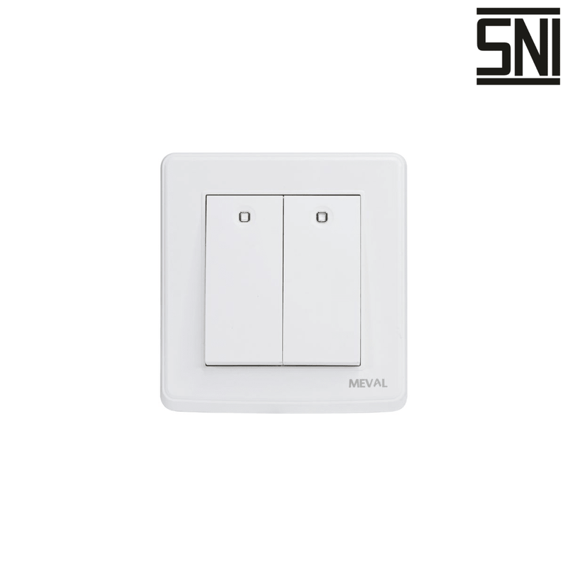 SAKLAR Saklar Dinding Tanam (Inbow) Meval Nova SS5 W22 MEVAL OSCARLIVING