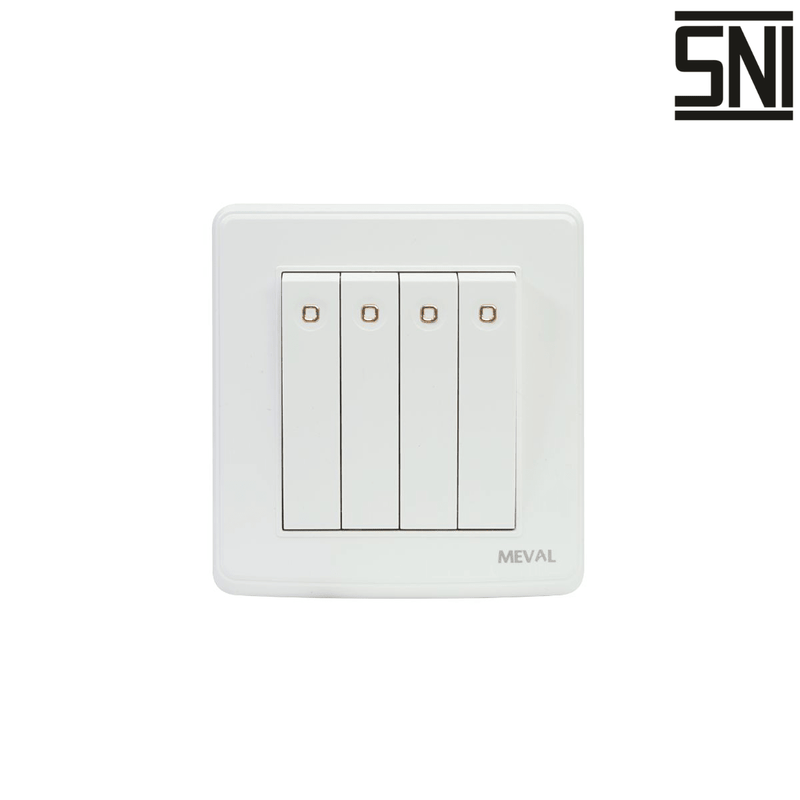 SAKLAR Saklar Dinding Tanam (Inbow) Meval Nova SS5 W41 MEVAL OSCARLIVING