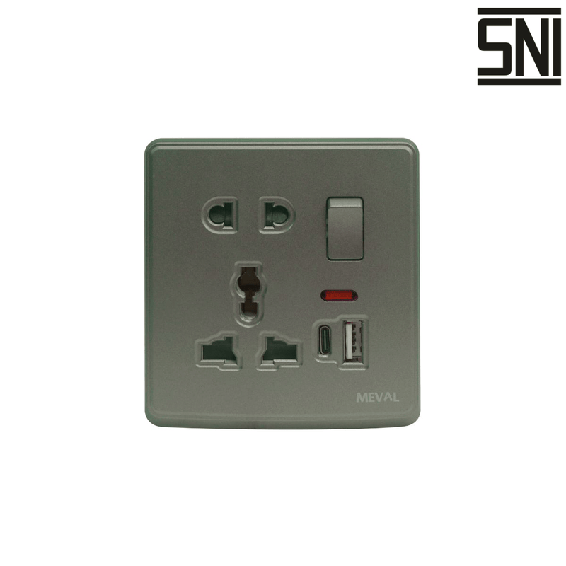 SAKLAR Saklar Dinding Tanam (Inbow) Meval Nyx SO4 YUA MEVAL OSCARLIVING