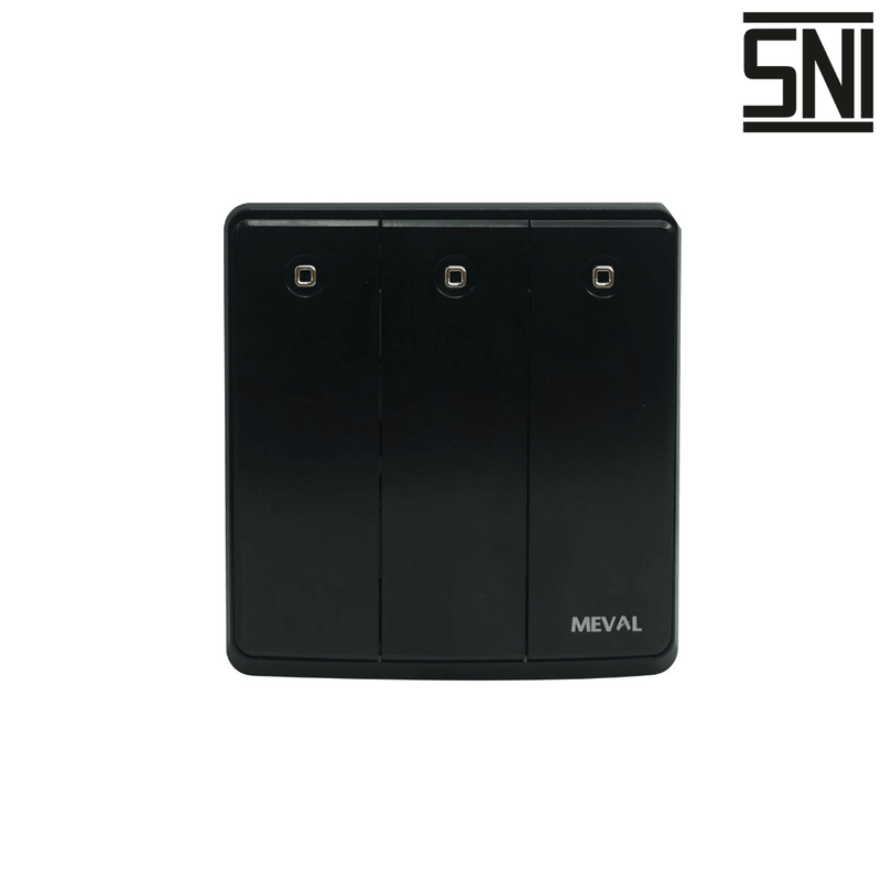 SAKLAR Saklar Dinding Tanam (Inbow) Meval Nyx SS2 B31 MEVAL OSCARLIVING