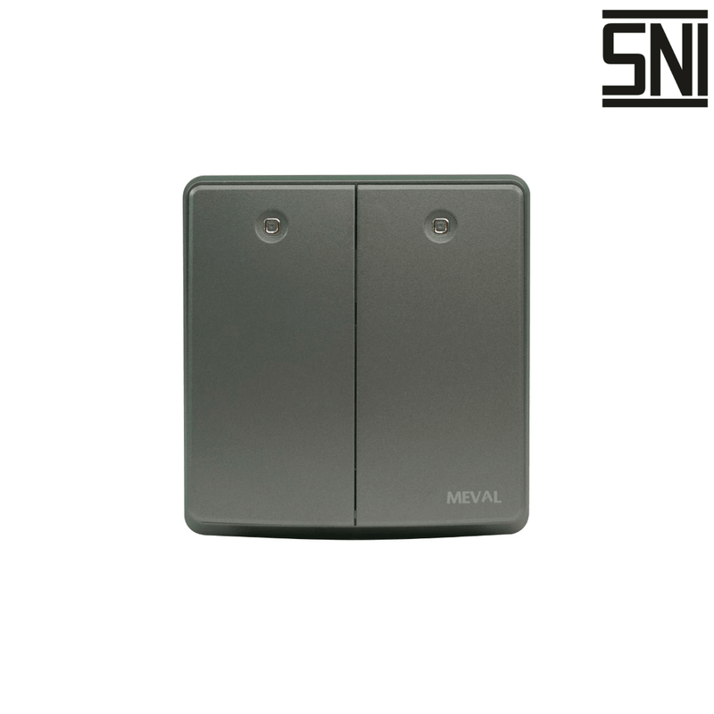 SAKLAR Saklar Dinding Tanam (Inbow) Meval Nyx SS3 Y11 MEVAL OSCARLIVING