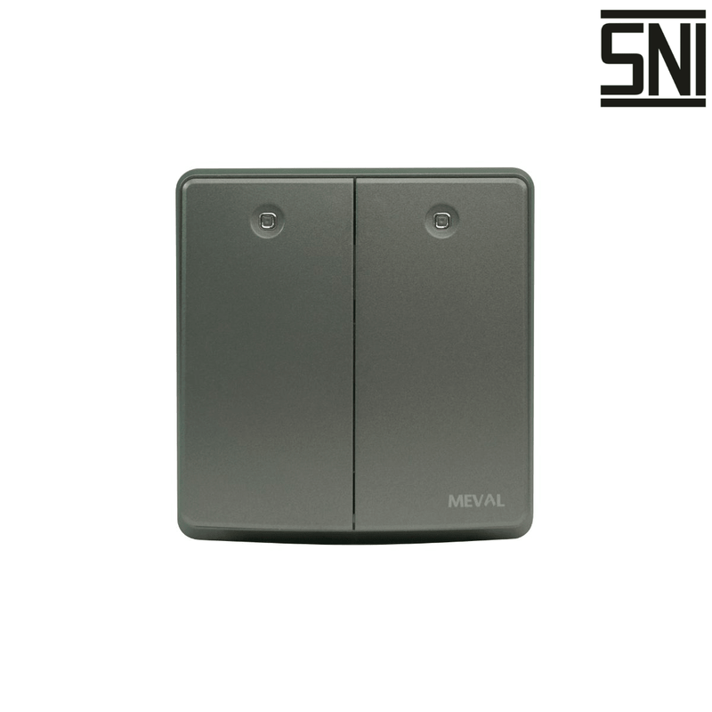 SAKLAR Saklar Dinding Tanam (Inbow) Meval Nyx SS3 Y21 MEVAL OSCARLIVING