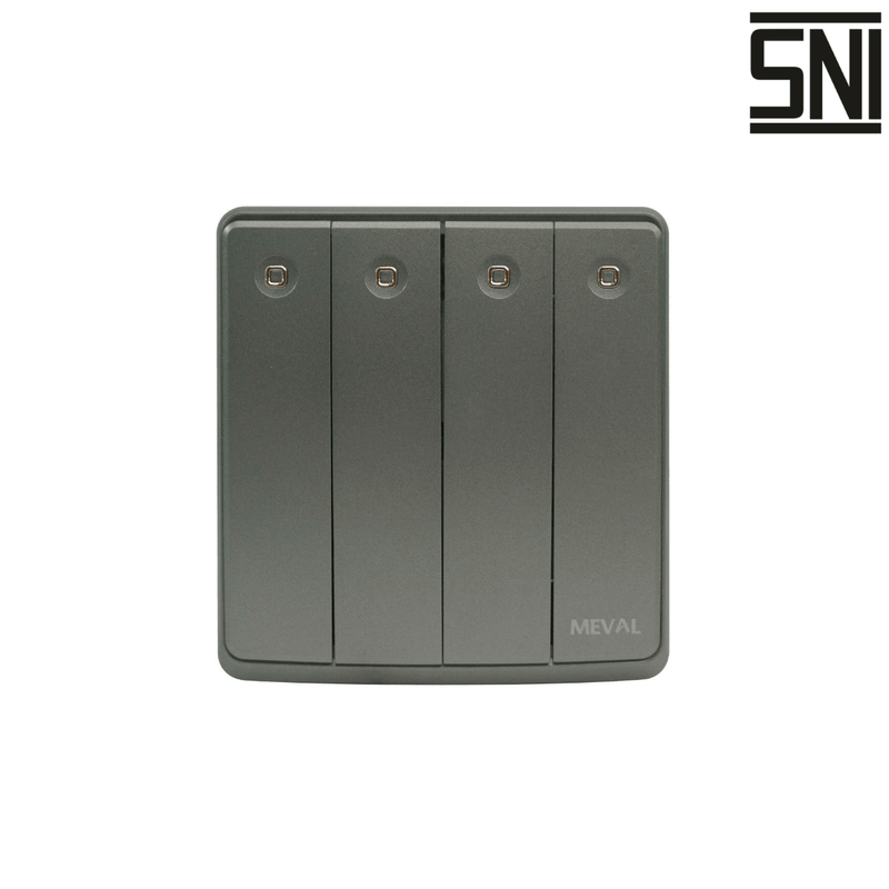 SAKLAR Saklar Dinding Tanam (Inbow) Meval Nyx SS3 Y41 MEVAL OSCARLIVING