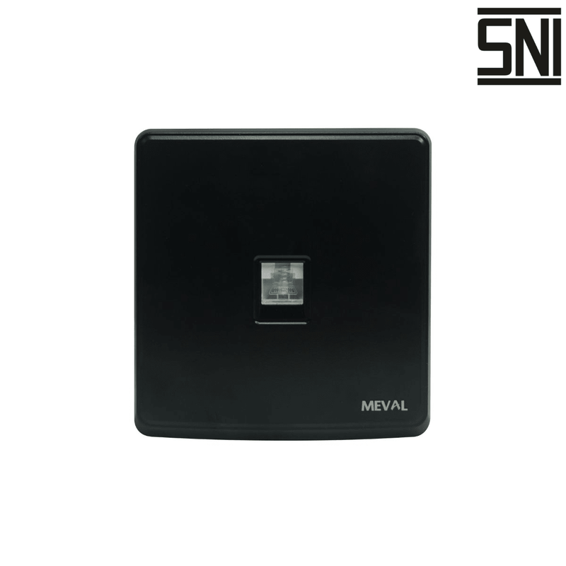 SAKLAR Saklar Dinding Tanam (Inbow) Meval Nyx SSI BL2 MEVAL OSCARLIVING