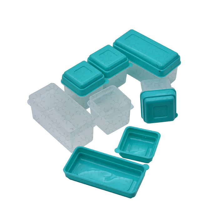 SEALWARE Tempat Penyimpanan Serbaguna Green Leaf Ivone Retangle 7241 GREEN LEAF OSCARLIVING